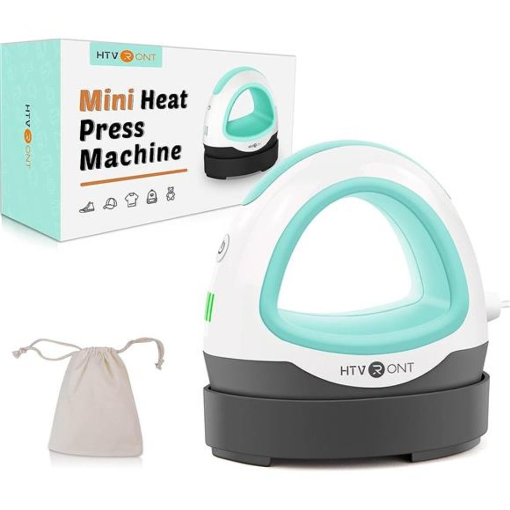Heat Press Small Heat Press Machine for T Shirts, (Mint Green)